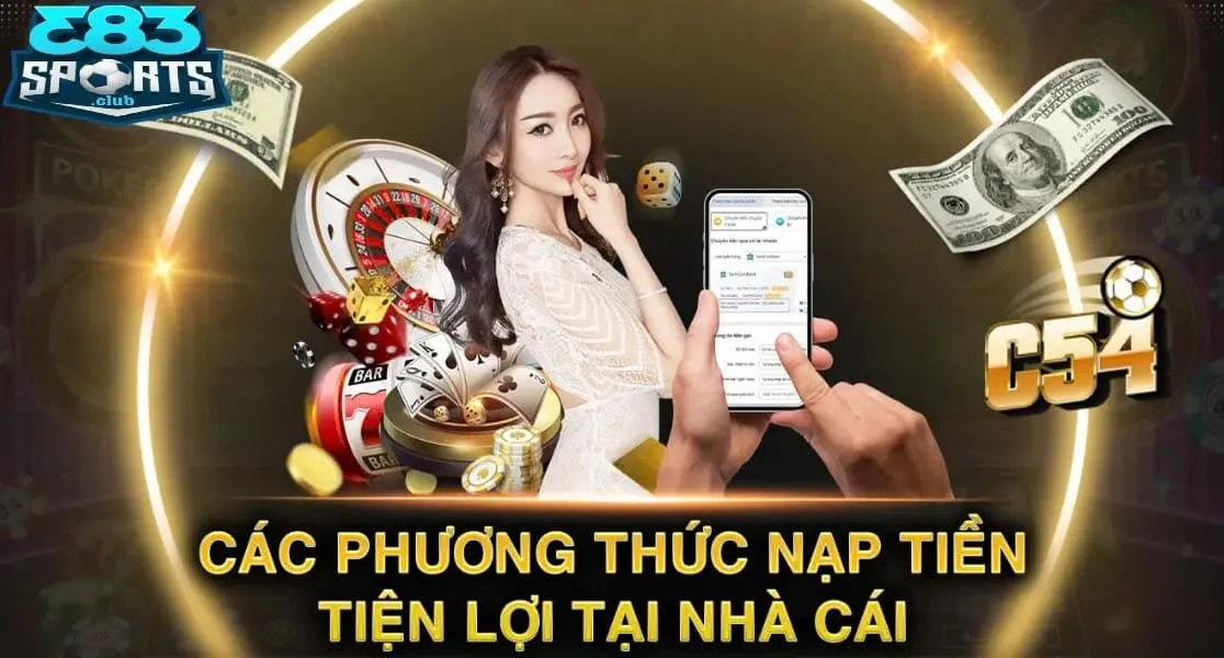 Hướng dẫn nạp tiền vào tài khoản 383Sports